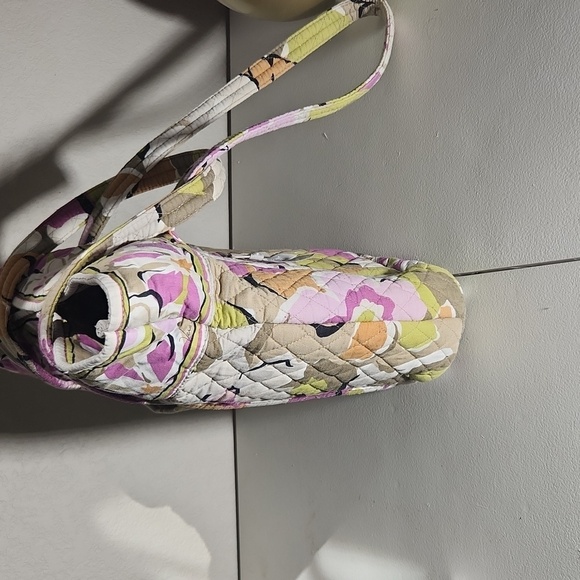 Vera Bradley floral shulder bag purse  side pocket side zip - Picture 6 of 13